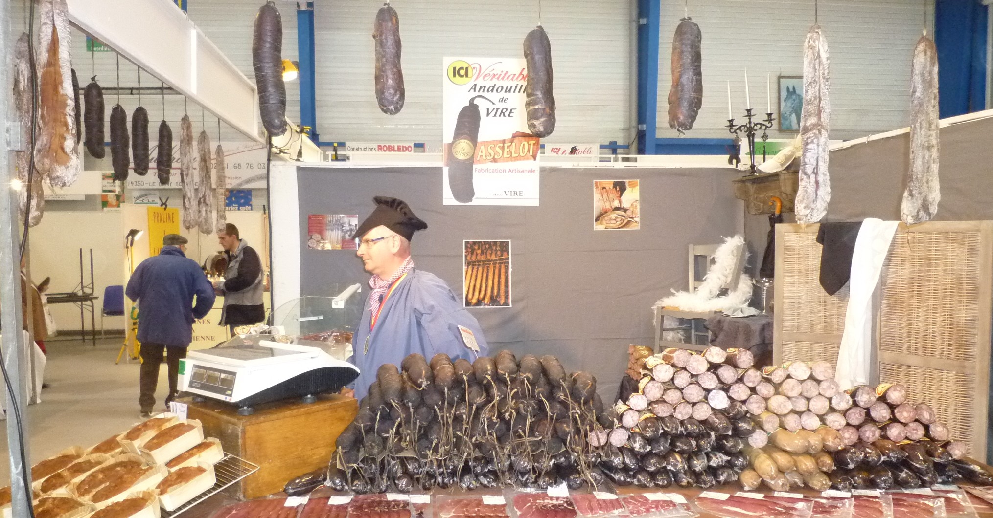 Stand mit der Andouille à Vire