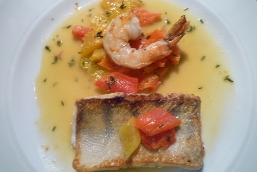 Zander, Paprika, Trüffelpesto Zander, Paprika, Trüffelpesto