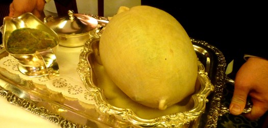 Poularde in der Schweinsblase